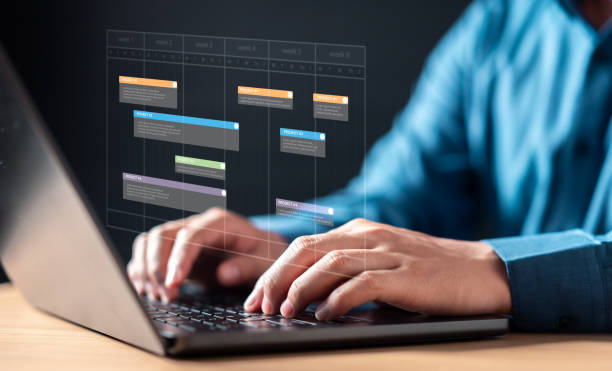 istock A person is typing on a laptop with a screen displaying a calendar 2178741574