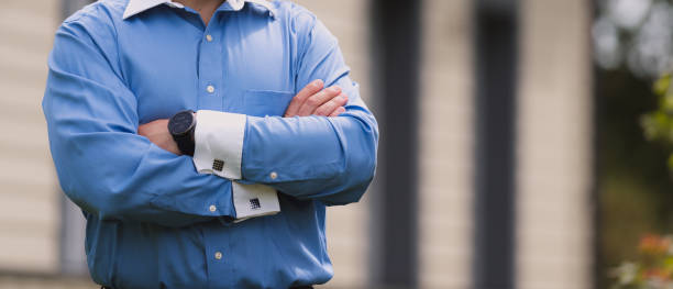 istock A man with his arms crossed on his chest 2178745020
