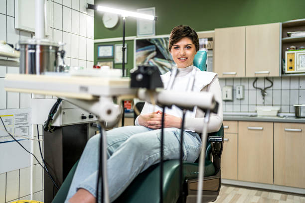 Close-Up View of Dentistry Instruments in a Clinic