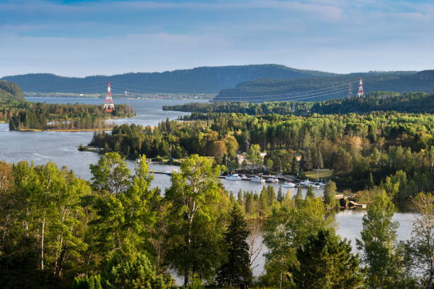 Nipigon river in the northern Ontario wilderness