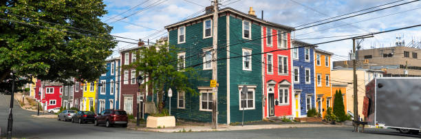 istock St. John's Newfoundland Canada colourful painted downtown city homes 2178755096