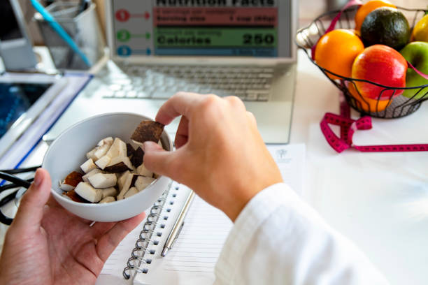 istock Nutritionist Sharing good video lectures about healthy food 2178757970