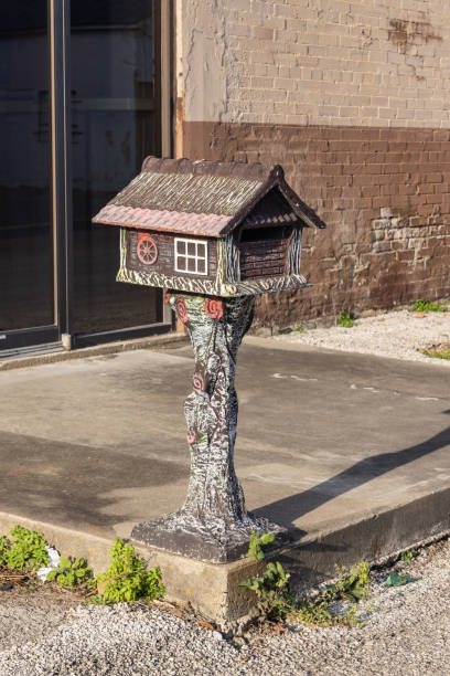 istock A mailbox in the shape of a small house. 2178759363