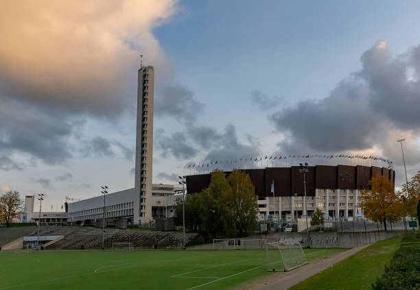 Helsinki, Finland - 13th October 2024: The Olympic Stadium in Helsinki, Finland