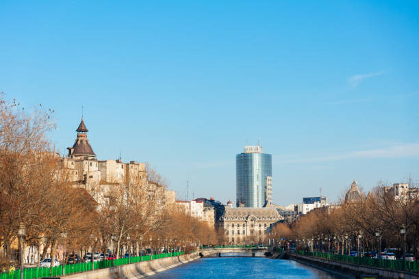 istock dambovita river view in Bucharest, Romania 2178771313