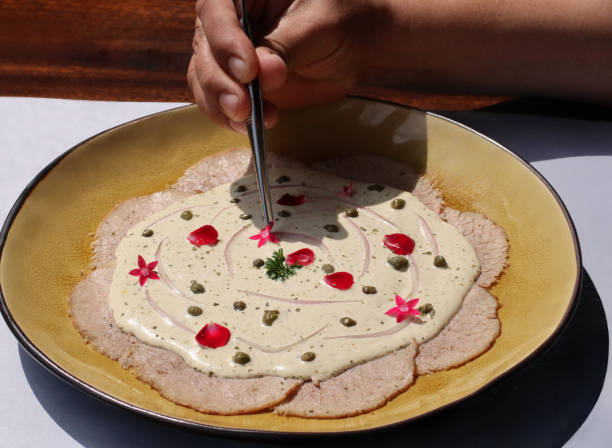 Vitello Tonnato, traditional Italian food