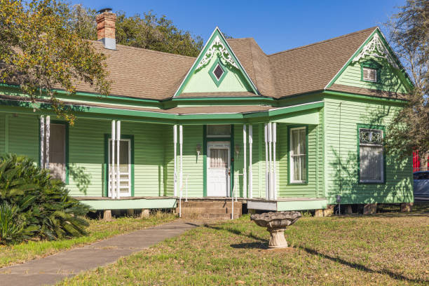 Daphne, Alabama, USA - Jan. 7, 2023: The Malbis Plantation “Big House” is pictured in Daphne, Alabama. Malbis Plantation was a 1,000-acre Greek settlement founded in 1906 by Jason Malbis.