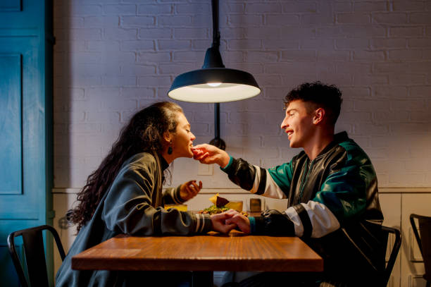 istock multiracial couple dining in a restaurant 2178782224