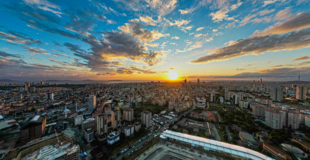 istock Atasehir District in Istanbul, Turkey.  Drone shot. 2178794435