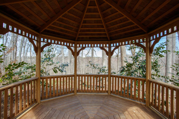 istock Gazebo With Stunning Forest View For Relaxation. 2178802120