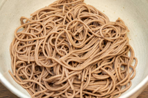 istock Boiled soba noodles in a bowl 2178803308