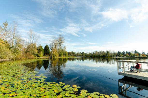 Mill Lake in Abbotsford, British Columbia, Canada