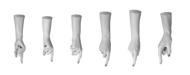 istock Hand indicating gesture, pointing sign with index finger, pointer, isolated on white background 2178814920