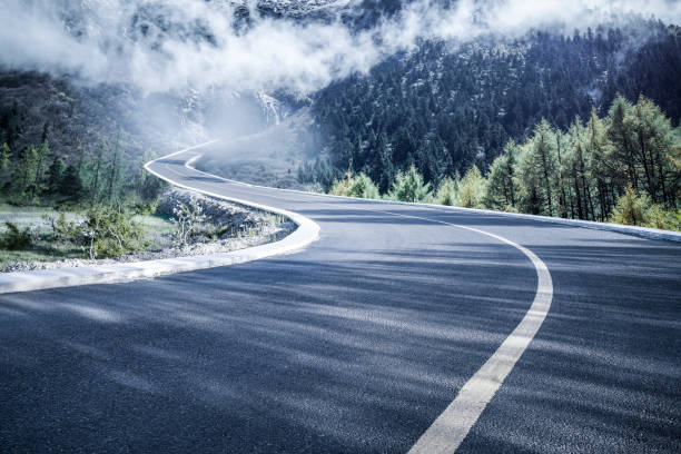 istock Mountain Road in Autumn 2178816282