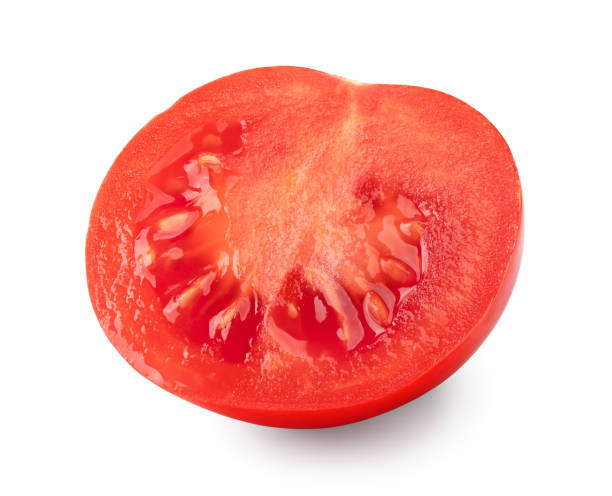 istock half of fresh tomato isolated on white background. clipping path 2178819440