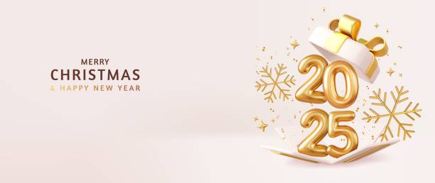 istock Christmas and New Year 2025 greeting card 2178821743