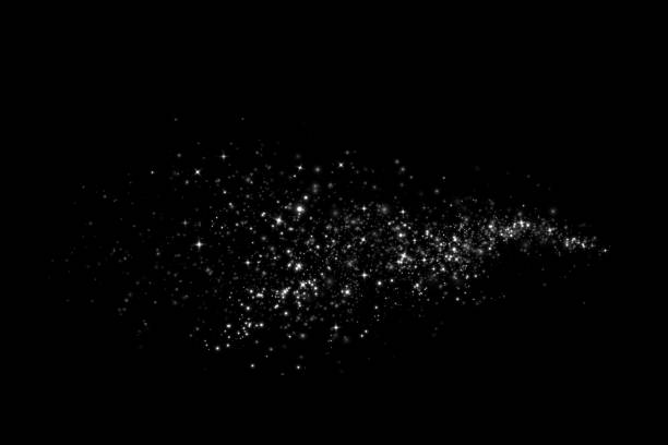 istock Christmas background. Powder snow. Magic bokeh shines with white dust. Small realistic glare on a transparent  background. Cold winter wind texture. Holiday vector blizzard. 2178824208