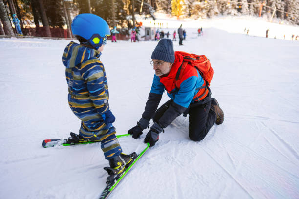 istock Father and son on a ski vacation 2178825797