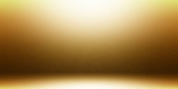 istock Empty golden background and spotlight with studio for showing or design. Blank backdrop made from cement material 2178825877