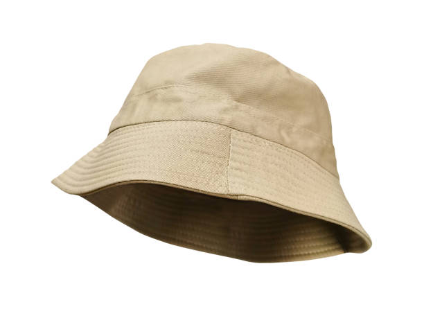 istock Brown bucket hat isolated on white background. 2178826969