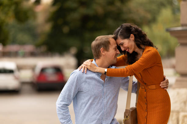istock Affectionate couple in the city 2178828181