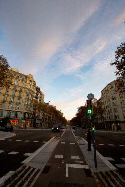 istock Urban Tranquility: A Serene Street Scene 2178829470