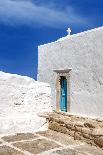 Small chapel on the greek island of Mykonos.