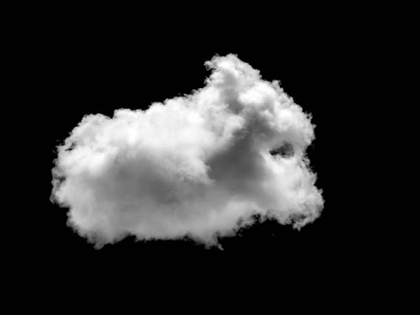 istock White cloud isolated on a black background, Real cloud photo, Separate white clouds on a black background have real clouds, White fluffy cumulus cloud isolated cut out on black background. 2178834778