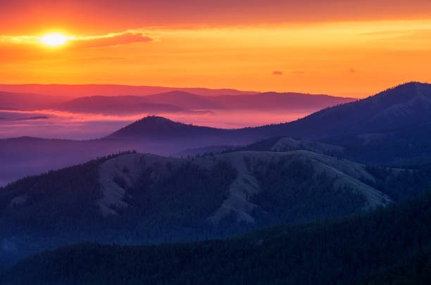 istock A colorful dawn in the Southern Urals. 2178836457