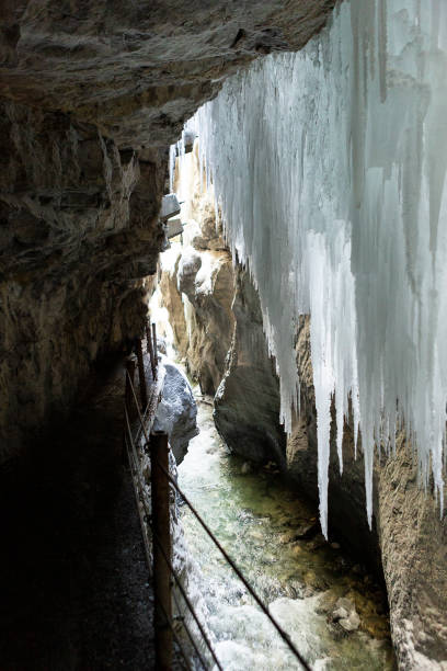 istock Partnachklamm or Partnach gorge in wintertime 2178850136