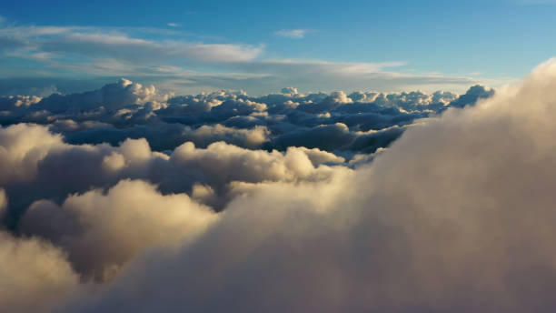 istock Aerial view of clouds at sunrise 2178854529