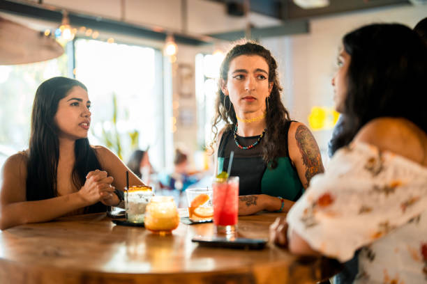 istock Diverse Friends Gather at Local Bar 2178862272