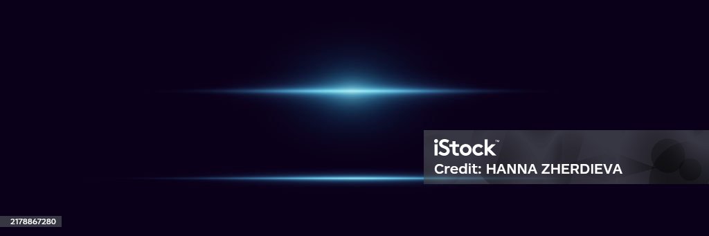 Line Rays Effect Light Effect Of Lines Light Stripes And Horizontal Rays Stock ...
