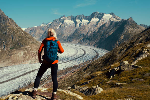 istock Aletsch Glacier hike, Valais, Switzerland 2178870076