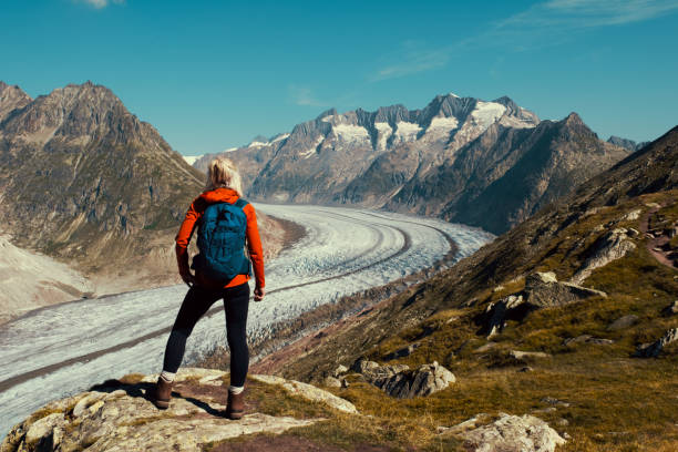 istock Aletsch Glacier hike, Valais, Switzerland 2178870921