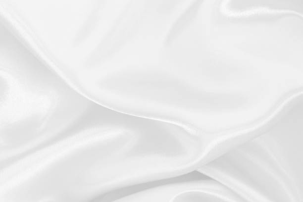 istock White fabric texture for background and design, beautiful pattern of silk or linen. 2178871378