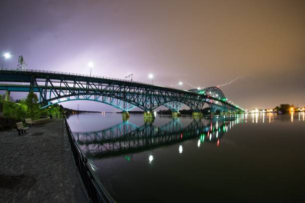 istock Grand Island Bridge during Lightning Storm 2178876107