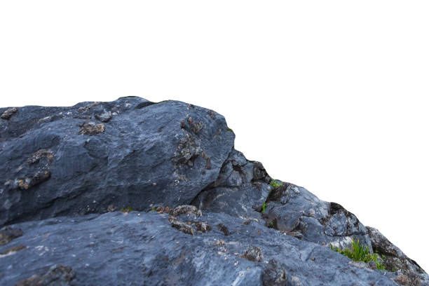 istock Blue Mountain Peak: Isolated rock formation with a blue-grey hue, rugged texture, and natural rock formations.  A symbol of strength, resilience, and the beauty of nature. 2178876278