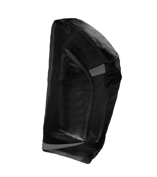 istock big black travel bag on white 2178876725