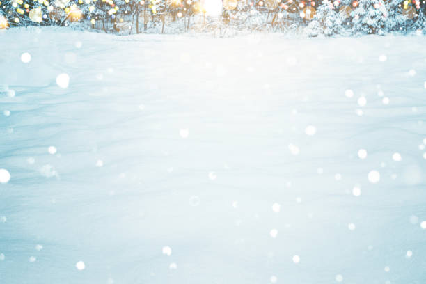 istock Blurred. Landscape. Frozen winter forest with snow covered trees. 2178879227