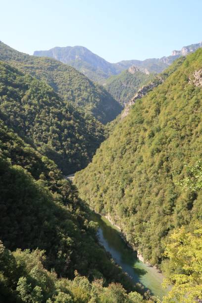 istock Scenic Viewpoint: River Winding Through Majestic Mountains 2178881932