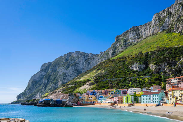 istock Catalan Bay in Gibraltar, in the British Overseas Territory 2178884553