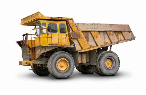 istock Yellow haul truck 2178889365