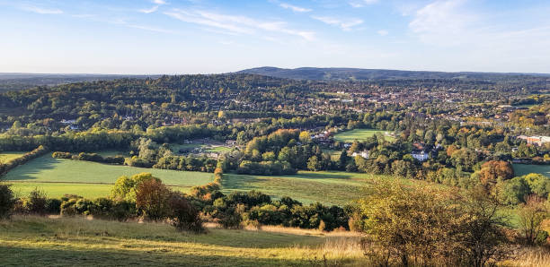 istock Autumn countryside view Surrey England 2178892375