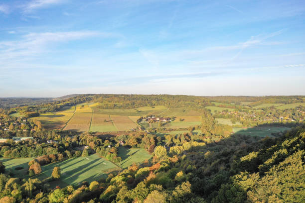 istock Autumn countryside view Surrey England 2178892380