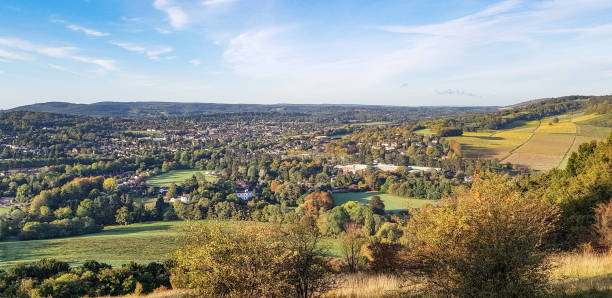 istock Autumn countryside view Surrey England 2178892395