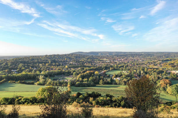 istock Autumn countryside view Surrey England 2178892464