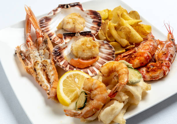istock food from italy, grilled fish 2178895458