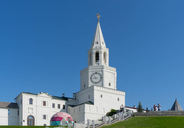 Trinity Tower of the Moscow Kremlin, a prominent architectural landmark in Russia.