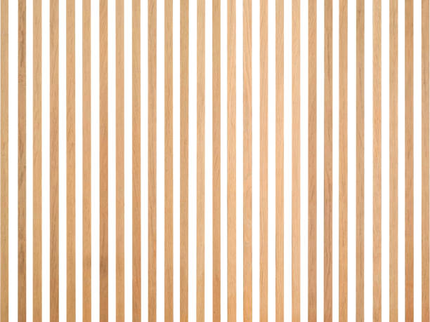 istock wooden wall texture with wood acoustic panels background pattern. 2178909910